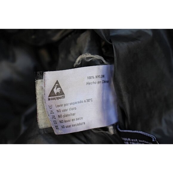 Le Coq Sportif - Men's 600FP Down Puffer Jacket with Removable Hood, Sml runs L - Picture 8 of 9